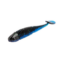 Amostra de vinil Mikado HypnoShad 50mm cor Blue Back para LRF e truta