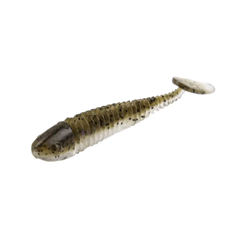 Amostra de vinil Mikado HypnoShad 50mm cor Electric para LRF e pesca à truta