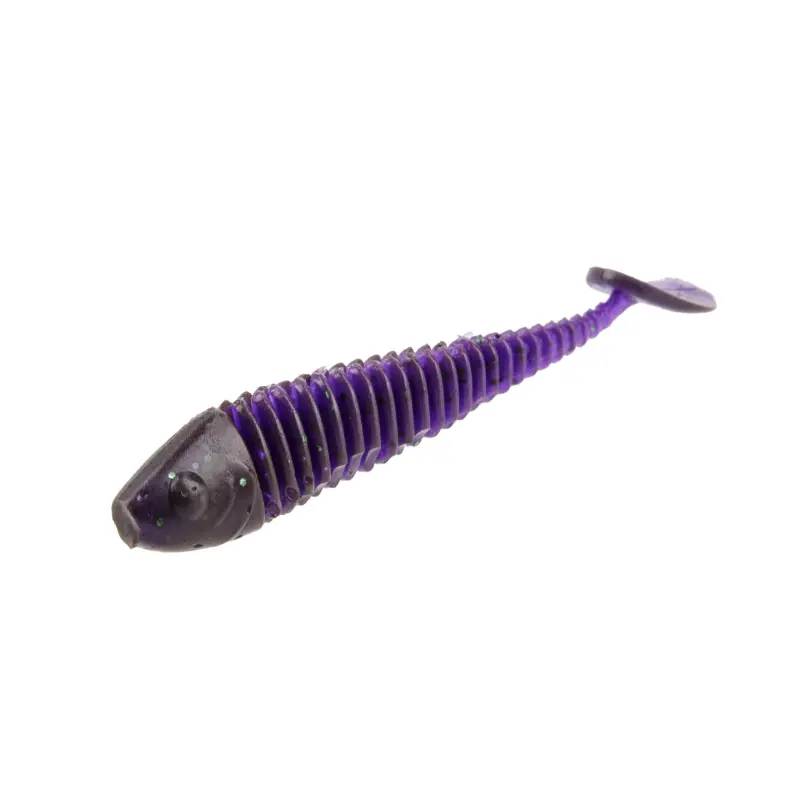 Amostra de vinil Mikado HypnoShad 50mm cor Lox para LRF e pesca à truta