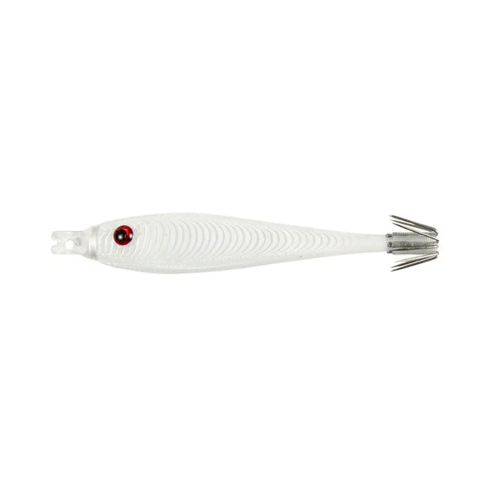 Amostra Misaki Elochibi MI4 70 mm cor 10 branca, com olhos vermelhos e coroa simples para Tataki