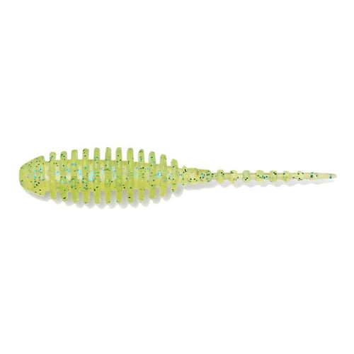 Amostra de vinil Megabass Dr. Choro 1.5 para pesca LRF e Ajing soft bait cor Clear Chart