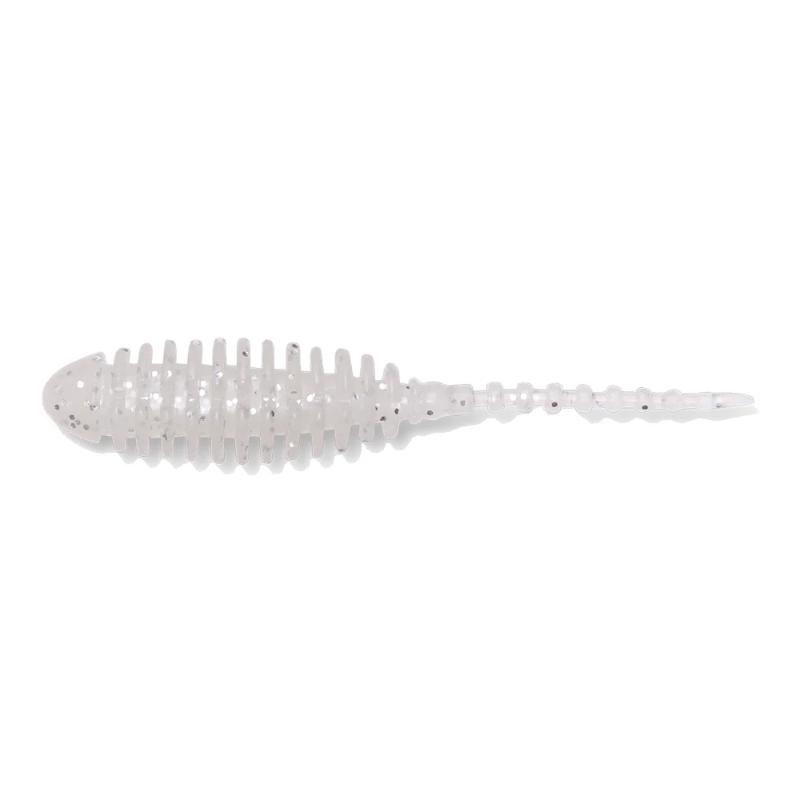 Amostra de vinil Megabass Dr. Choro 1.5 para pesca LRF e Ajing soft bait cor Glow White
