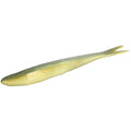 Amostra de vinil com cauda bifurcada Mikado Saira 8cm - Cor 341, ideal para trutas e predadores.
