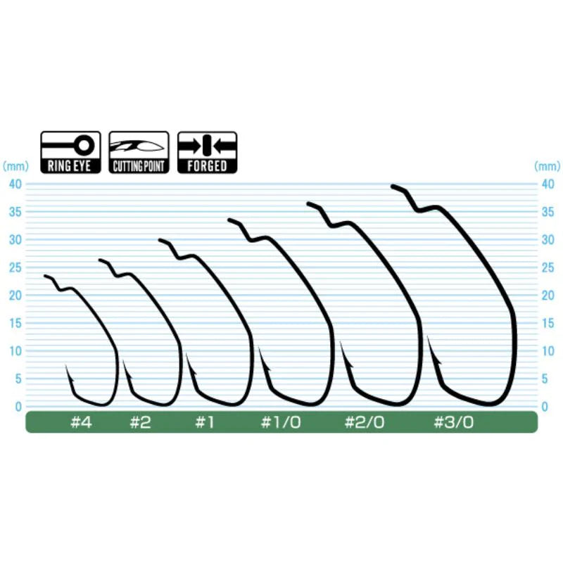 Anzol Owner 5133 Down Shot Offset - Anzol para Drop Shot