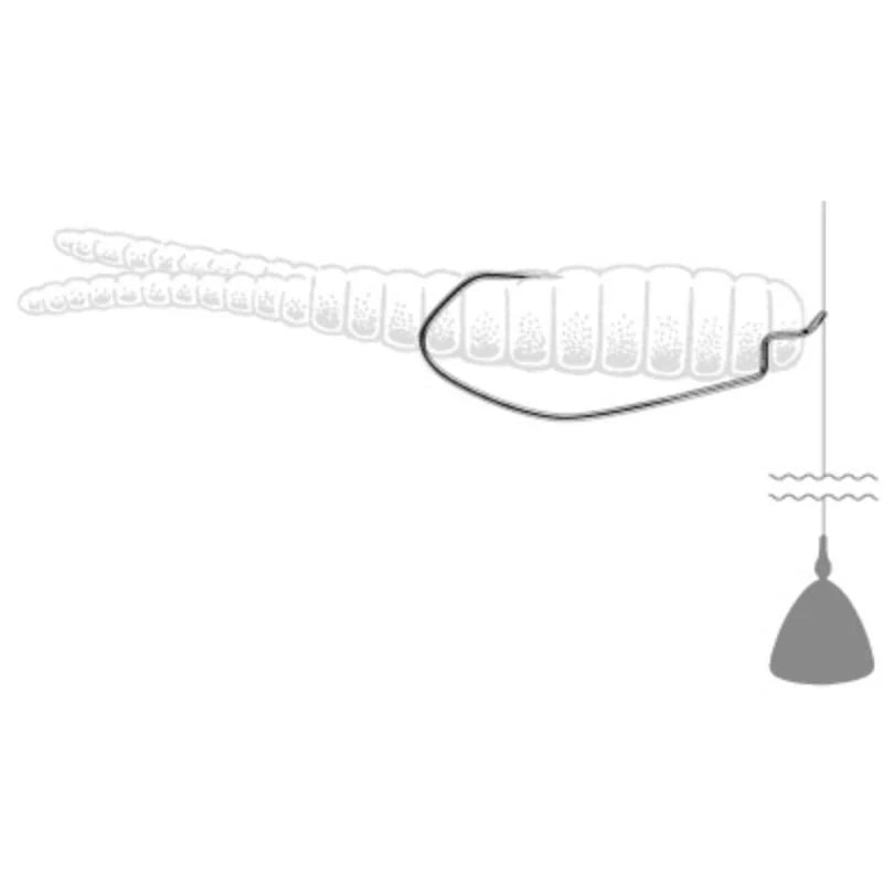 Anzol Owner 5133 Down Shot Offset - Anzol para Drop Shot