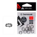Argolas Split Ring de aço inox de alta resistência para montagens de pesca