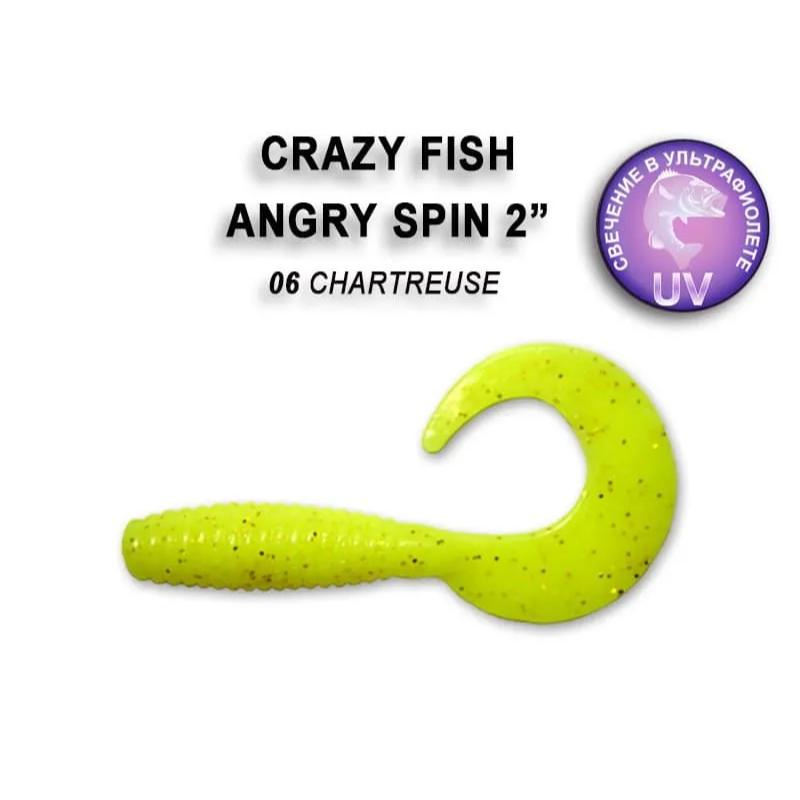 Angry Spin 4.5cm 21-45-6-6 Scent de Lula - 8 unidades