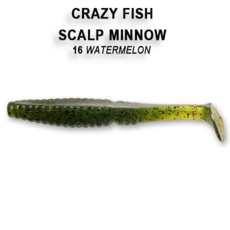 Scalp Minnow 8cm 7-80-16-6 Scent de Lula - 5 unidades
