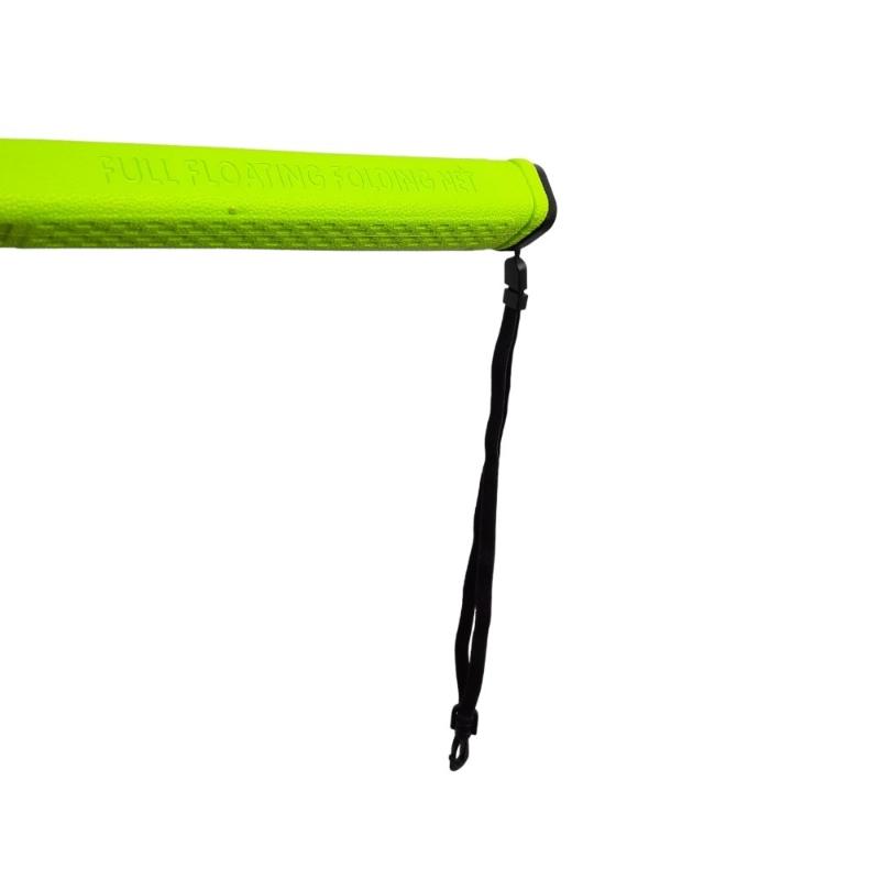Camaroeiro Flutuante Katx Predator Folding Rubber 50x40cm com rede de borracha cabo