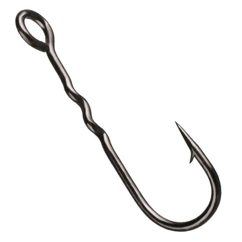Anzol simples Crazy Fish Round Bent Fixative Shank №8 - 10 unidades