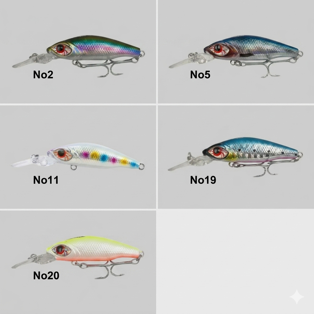 Amostra Cinnetic BABY BOOM! 50S para pesca de predadores