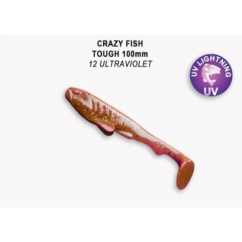 Crazy Fish Tough 10cm cor 12 - Amostra siliconada para spinning de lucioperca