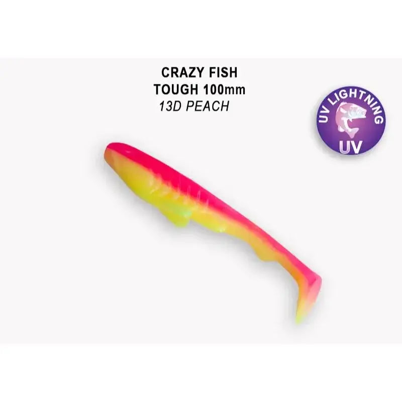 Crazy Fish Tough 10cm cor 13d - Amostra siliconada para spinning de lucioperca