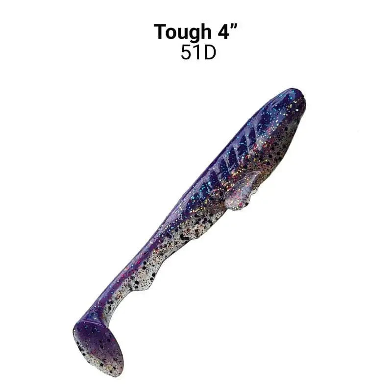 Crazy Fish Tough 10cm cor 51d - Amostra siliconada para spinning de lucioperca