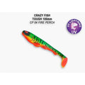 Crazy Fish Tough 10cm cor CP04 - Amostra siliconada para spinning de lucioperca