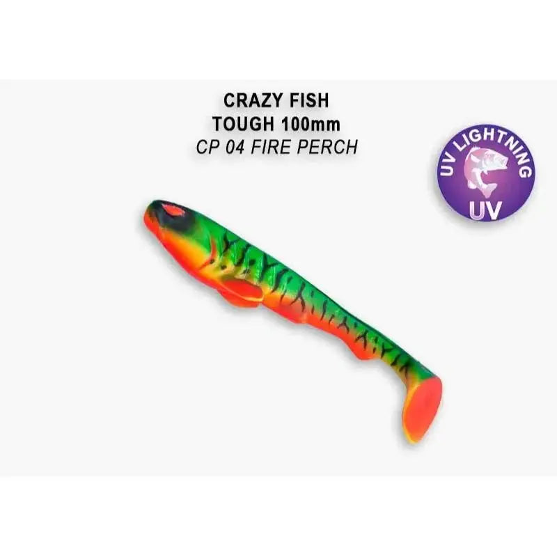 Crazy Fish Tough 10cm cor CP04 - Amostra siliconada para spinning de lucioperca