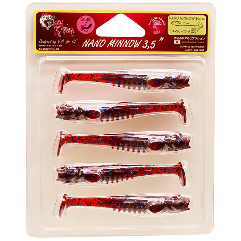 Nano Minnow 9cm 54-90-73-6 Scent de Lula 5 unidades