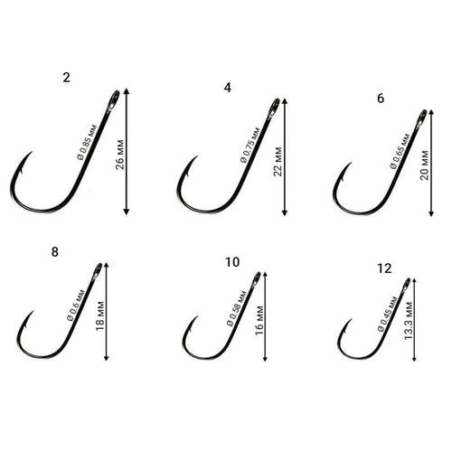 Anzol  Crazy Fish Micro Jig Joint Hook №2 - 10 unidades