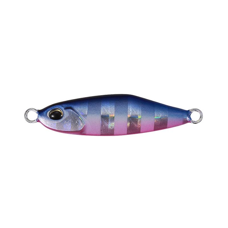 Micro jig Duo Tetra Works Tetrajig 5g cor PHA0040 Blue Pink Zebra Glow para LRF e spinning ultraleve.