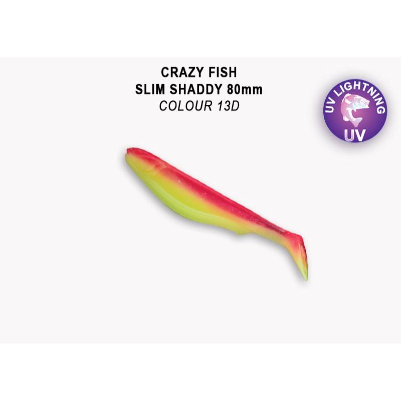 Slim Shaddy 8cm 56-80-13D-7-F Scent de Lula e Camarão - 5 unidades