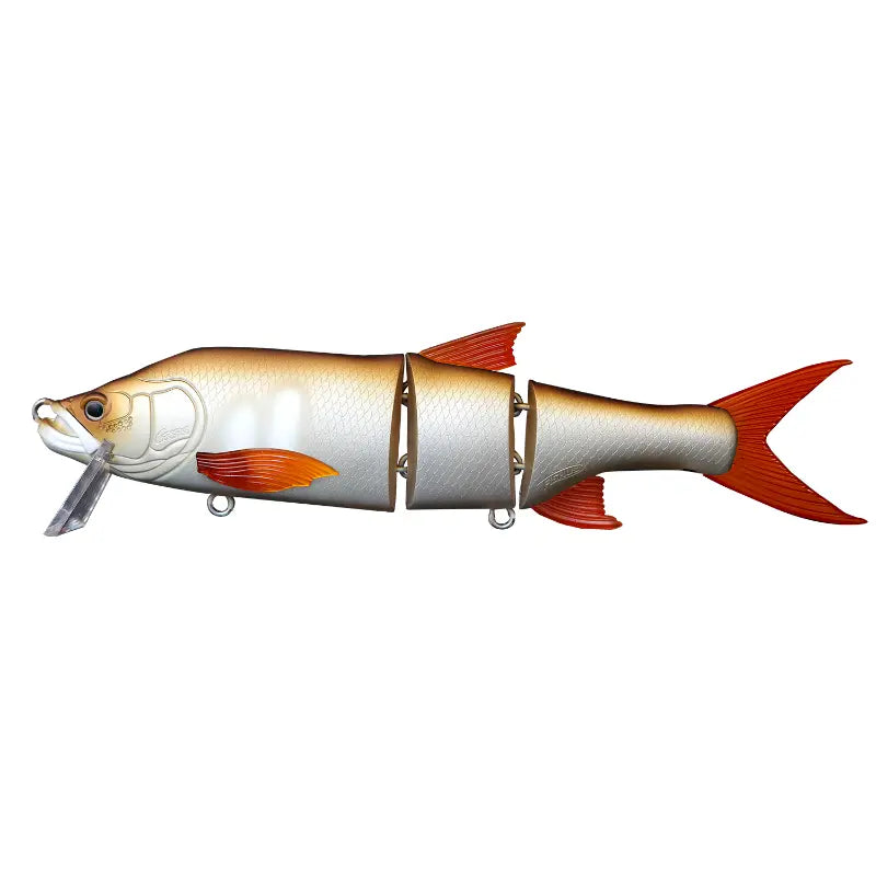Isca de pesca swimbait Fishus Cerberus 23cm 96g na cor AY - Ayu, hard lure articulado para grandes predadores.