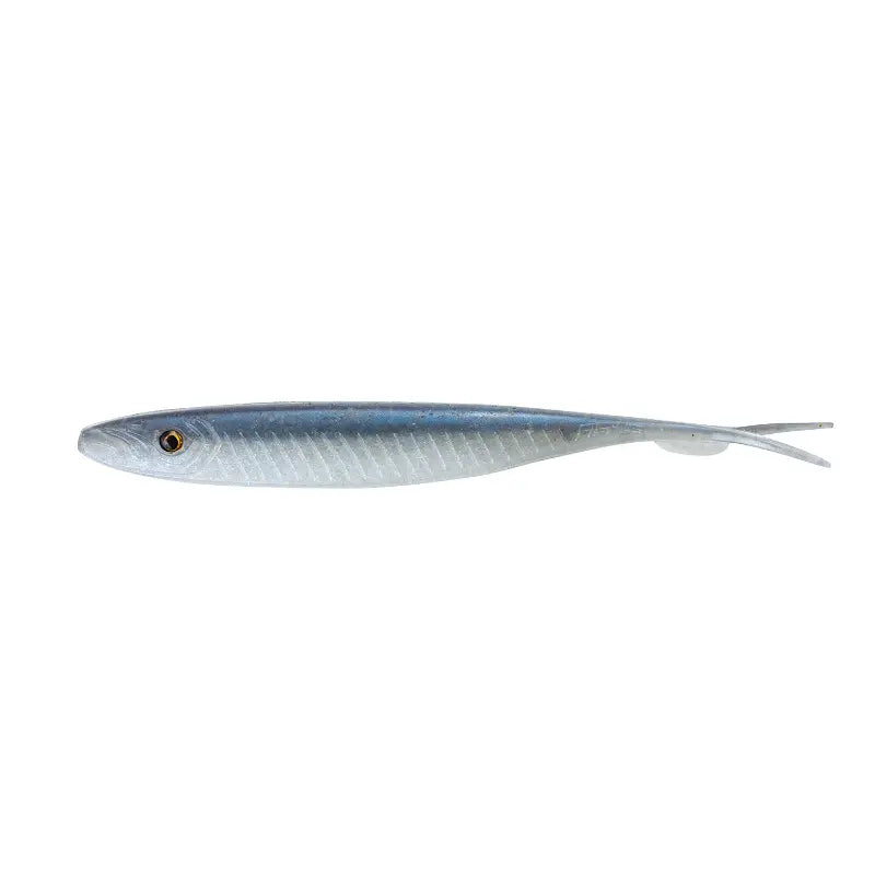 Amostra Fishus Espetit Soft Jerk de 12cm na cor Pro Blue, com dorso azulado e aspeto realista, ideal para spinning e light game.