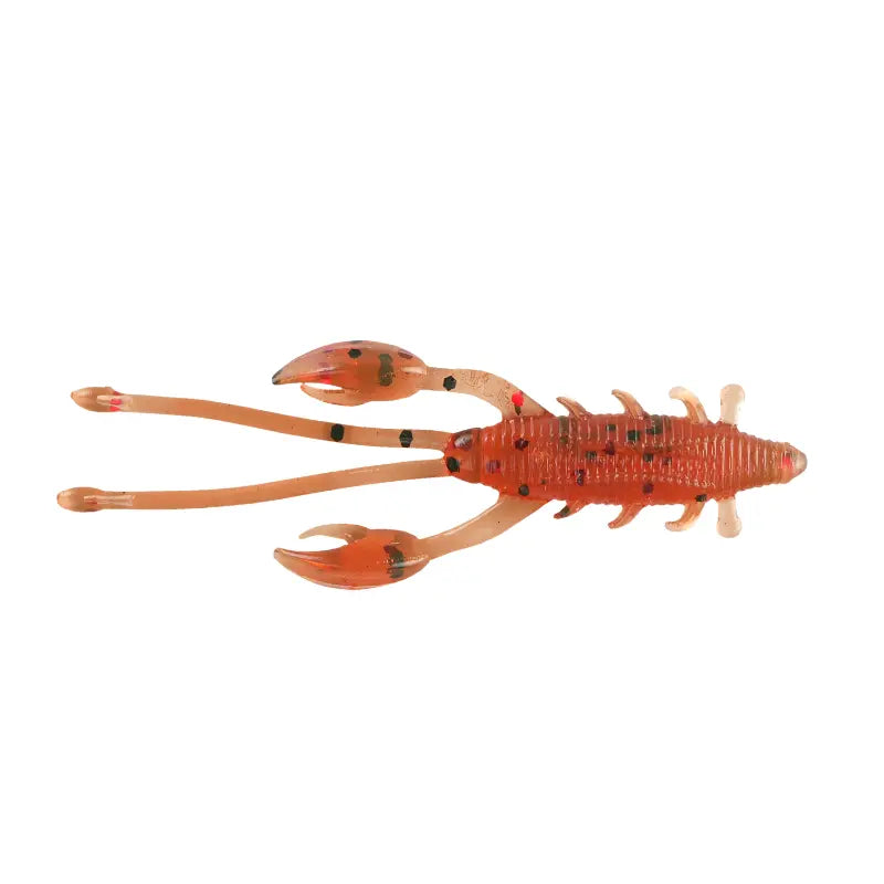 Fishus Mojo Nymph cor MO MotorOil - micro isca TPE para light game e pesca de predadores