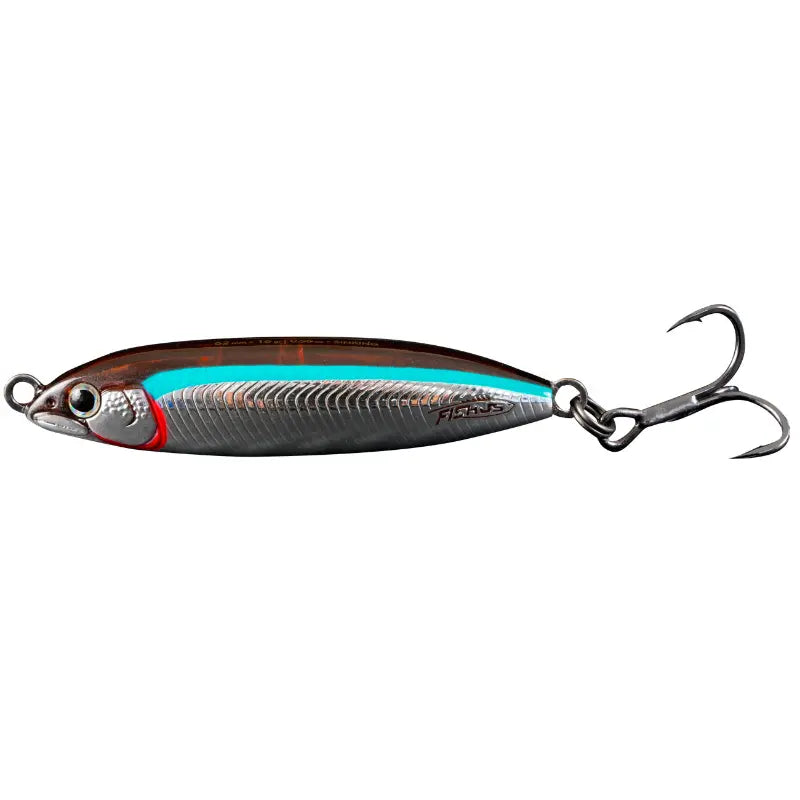 Amostra Fishus Wobbly de 4cm e 5 gramas na cor Candy Black