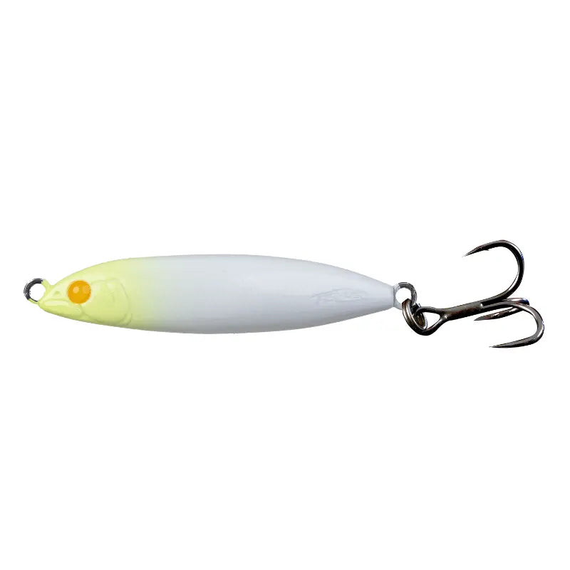 Amostra Fishus Wobbly de 4cm e 5 gramas na cor Glow Head