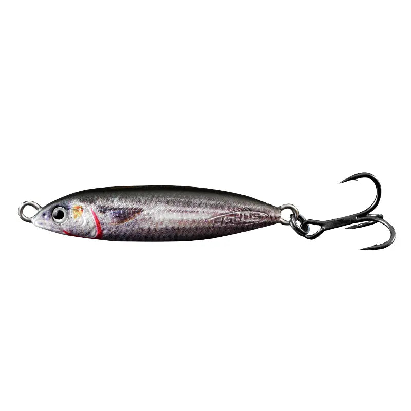 Amostra Fishus Wobbly de 4cm e 5 gramas na cor Mimetic Mullet