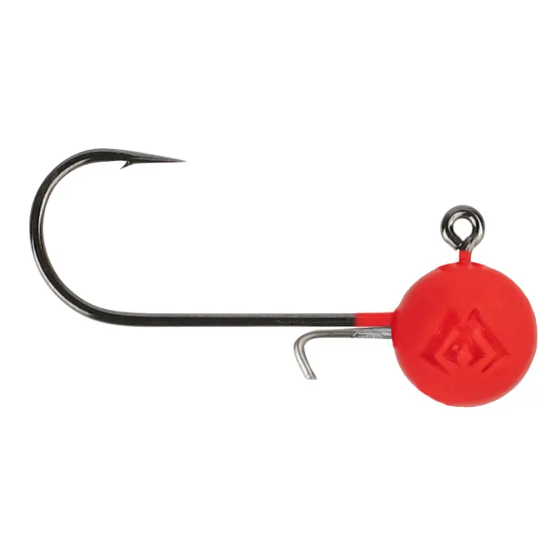 Jig Head Mikado Jaws Classic Eco - UV Orange N.2/0 - 3 unidades