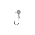 Jig Head Mikado Sensual Tamanho 1 BN em pack de 3 unidades com cabeça chumbada e anzol afiado para pesca com vinis.