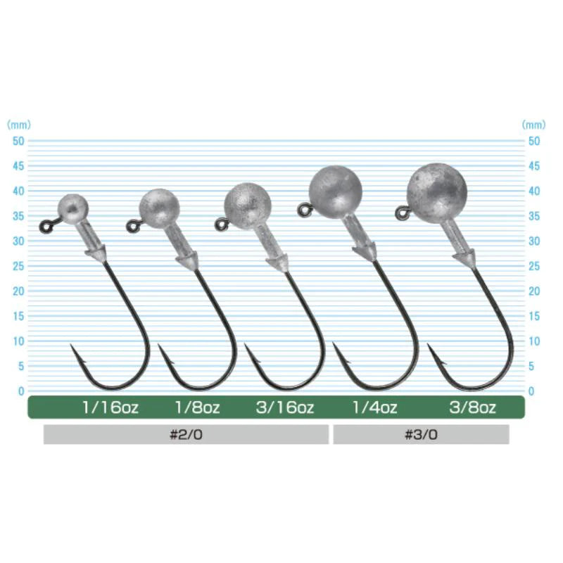 Jighead Owner 5145-068 - JH-11 Round Head - Versatilidade Total
