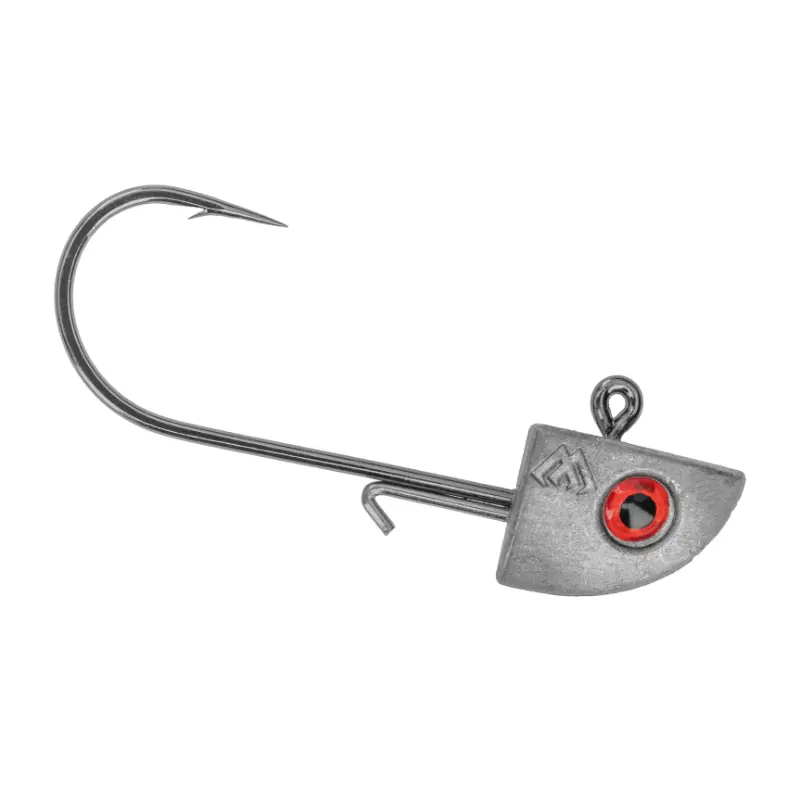 Jighead triangular Jaws com olho 3D para LRF e pesca de spinning finesse tamanho 4 BN.