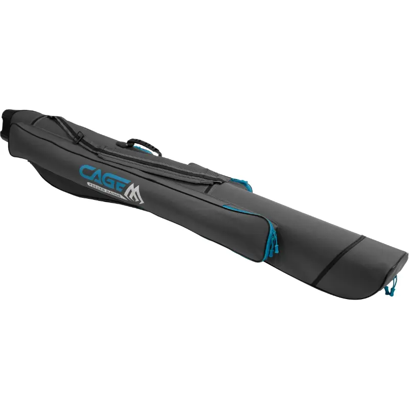 Saco rígido Mikado Rod Holdall Cage Feeder de 2 compartimentos para transporte de canas de pesca