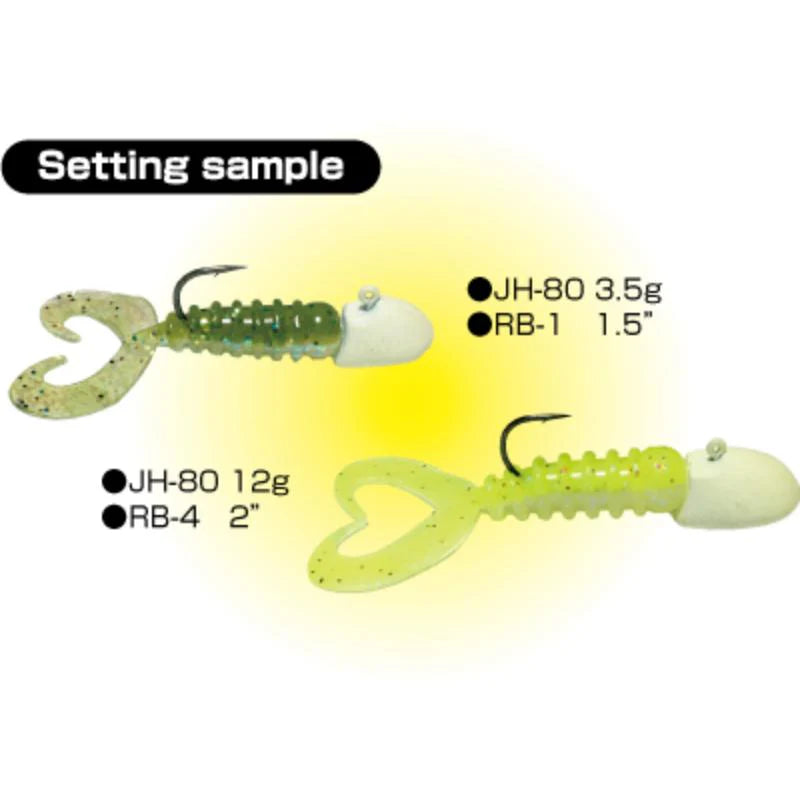 Owner 11633 / JH-80 Bottom Shot Glow Jig Head - Apresentação Vertical