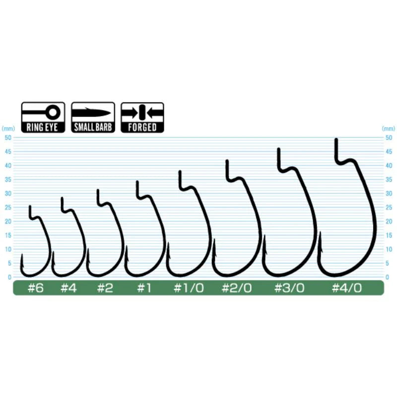 Owner 5109 J-Light Worm Hook - Anzol Finesse p/ Vinis
