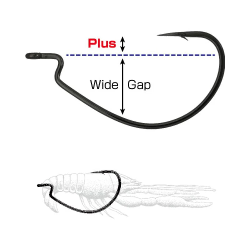 Owner 5139-131 Wide Gap Plus Offset Hook - Anzol Premium