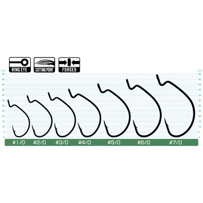 Owner 5139-131 Wide Gap Plus Offset Hook - Anzol Premium