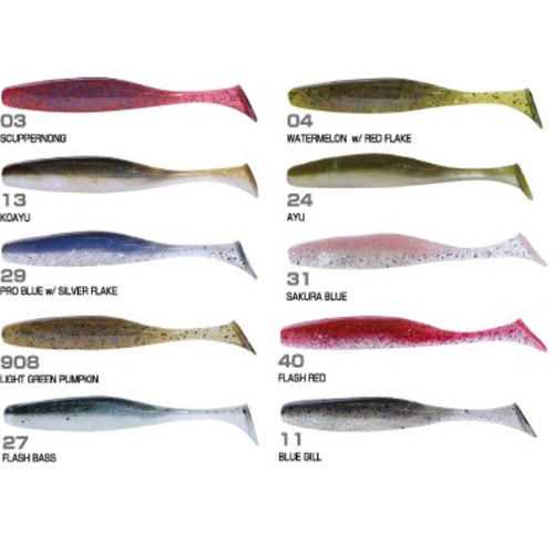 amostra owner jr shad 8.2cm pack 8 unidades