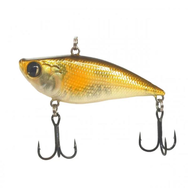 Amostra lipless Owner Mira Vibe 60 de alta performance para spinning e predadores na cor Shinner