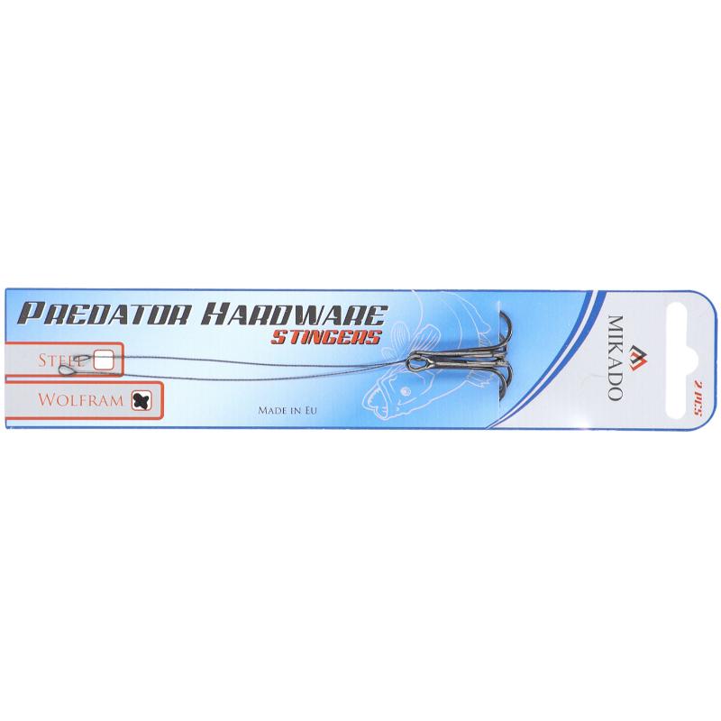 Stinger PH de tungsténio com 5cm e 8kg de resistência, equipado com anzol triplo Sensual tamanho 4 para amostras de vinil