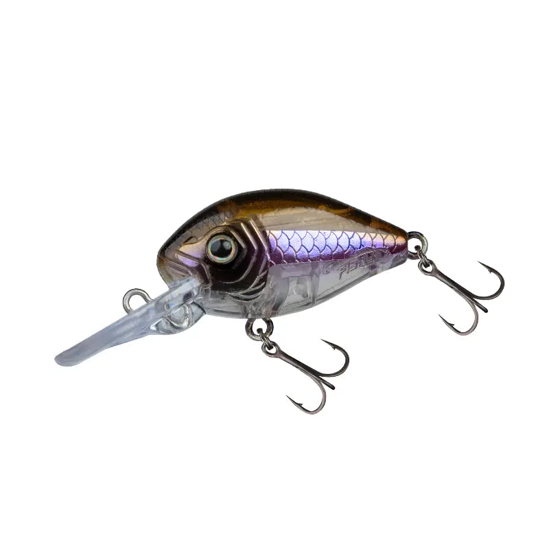 Isca de pesca Fishus Tide Floating Silent 40mm na cor FS - Flashy Shad, hard lure para spinning e light rock fishing.
