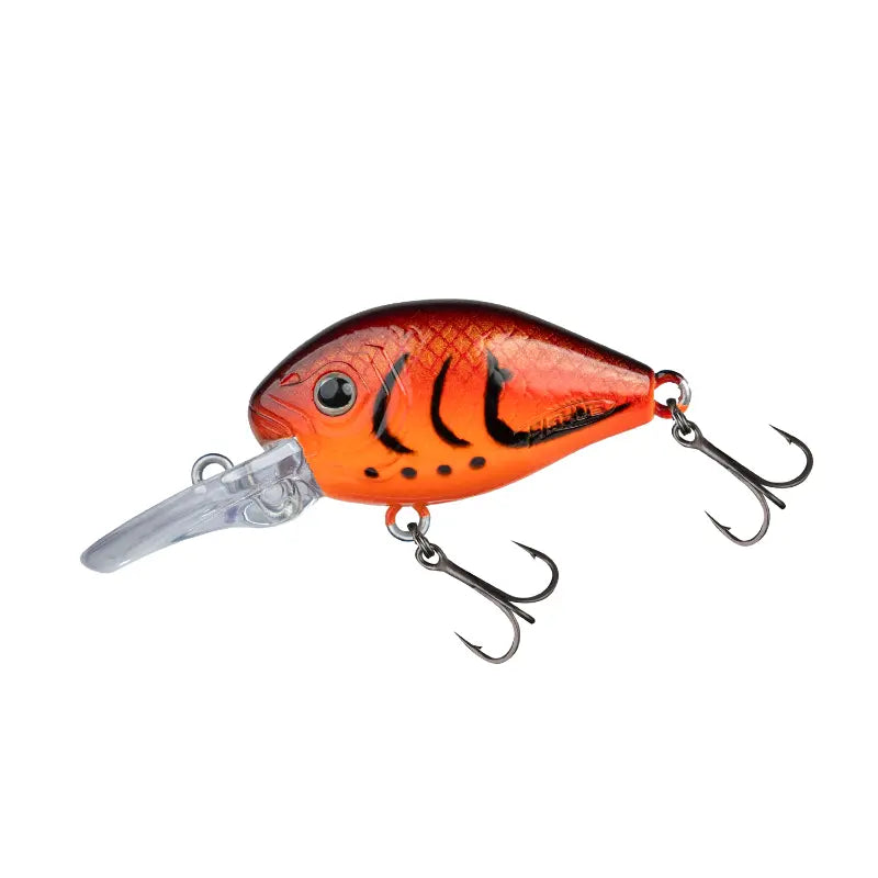 Isca de pesca Fishus Tide Floating Silent 40mm na cor HC - Hot Craw, hard lure de alta qualidade para predadores.