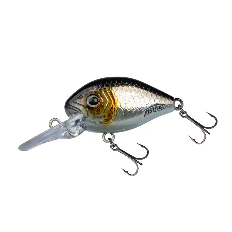 Isca de pesca Fishus Tide Floating Silent 40mm na cor SS - Shine Shad, hard lure de alta qualidade para predadores.