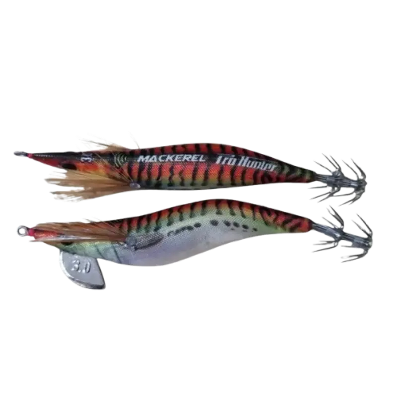 Toneira Pro Hunter Mackerel cor 2, palhaço calibrado com acabamento realista em tom de cavala para eging.