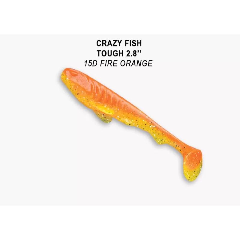 Crazy Fish Tough 7cm: Alta Durabilidade (Pack 5 un.)