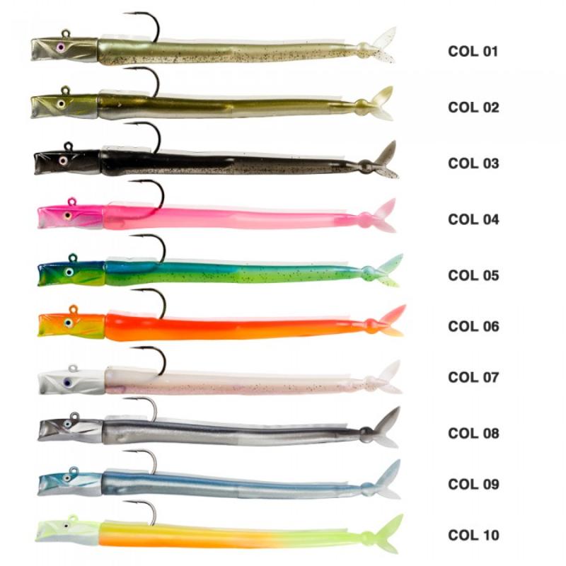 Tubertini IB. Eel Attack Set Box - Todas as cores disponíveis da amostra realista em Mundo da Pesca