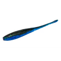 Vinil Mikado M-Craft Mortal Tail 125mm na cor Blue Back, amostra de silicone sem cauda para pesca de predadores.